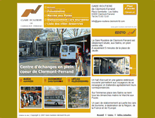Tablet Screenshot of gare-routiere-clermont-fd.com